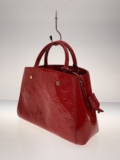 Louis Vuitton Montaigne BB RED Monogram Vernis Enamel Depth 11cm Height 20cm