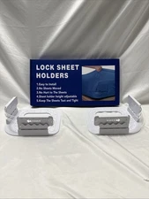 Sheet Holders for Bed Corners Fasteners Keep Sheets Secure Fitted Sheet Holders