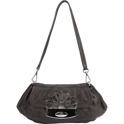 Prada Brown Embellished Skipper Shoulder Bag Tasche