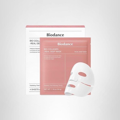 BIODANCE Bio-Collagen Real Deep Mask Hydrating Face Mask 4ea
