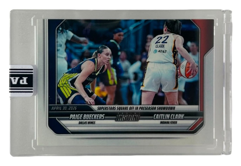 2026 Panini Instant WNBA #22 Paige Bueckers Wings Caitlin Clark Fever
