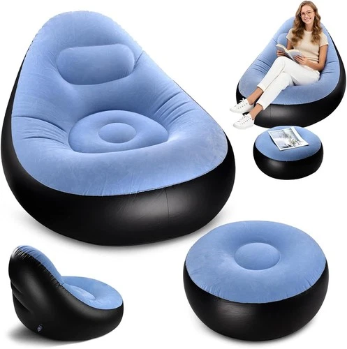 Sillón Sofá Inflable Para Sala Habitacion Cosas De Casa Sillón Inflable - Foto 1 de 16