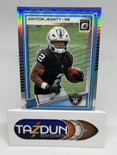 2025 Panini Donruss Optic Ashton Jeanty Rated Rookie Holo Silver Raiders #202