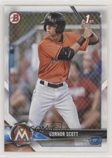2018 Bowman Draft Connor Scott #BD-158 lw9