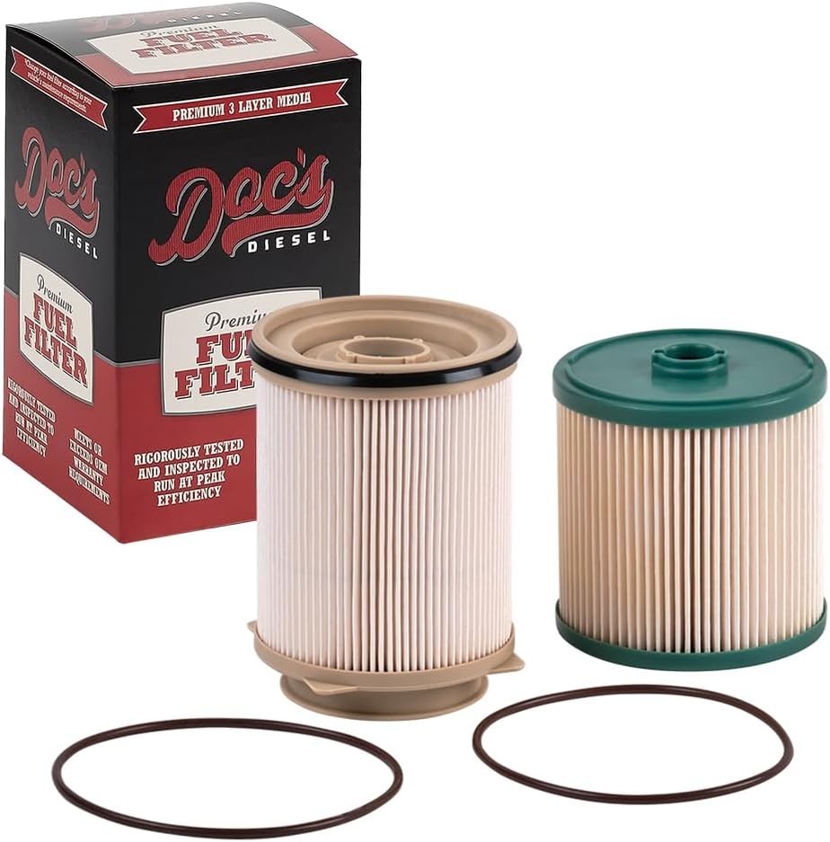 Fuel/Water Separator DGF430+DGF401 | Compatible with RAM 6.7L Cummins 2500, 3500
