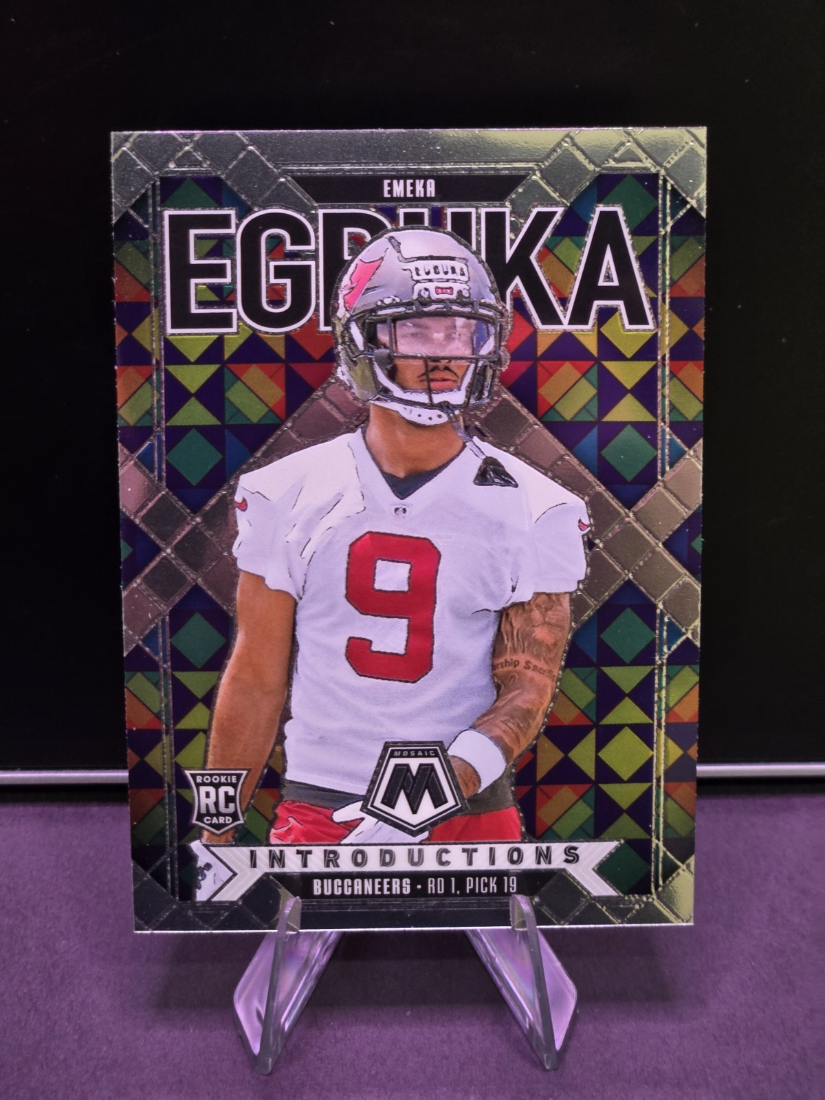 2025 PANINI MOSAIC INTRODUCTIONS 1 EMEKA EGBUKA SILVER #1