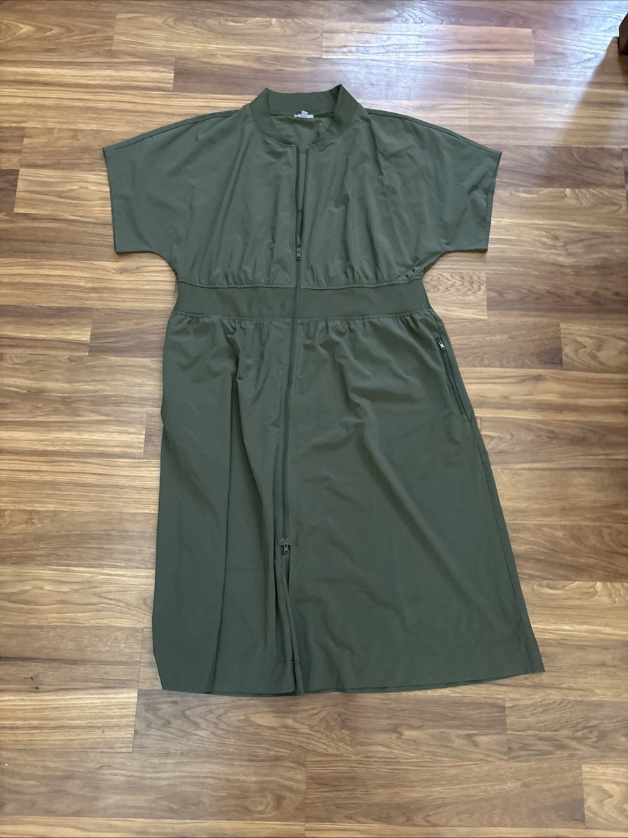 olive green utility dress Women's Misses - Lightweight Woven Stretch - EARLY50D