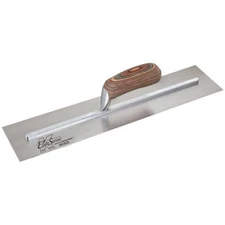 Kraft CFE221 16"x3" Elite Five Star Carbon Cement Trowel – Wood Handle