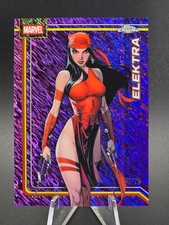 2026 Topps Chrome Marvel ELEKTRA Purple Shimmer Refractor /75 #116