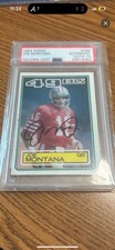 1983 TOPPS #169 JOE MONTANA Authentic AUTO 10