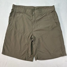 North Face Horizon Shorts men's 36 Green Packable Hiking Trail Utility Outdoor