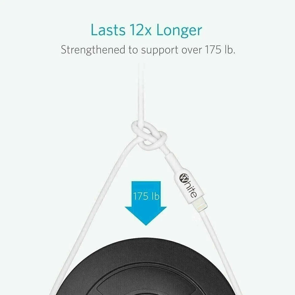 Pack Of 250 Pcs USB to 8 Pin Charging & Data Sync Cable iPhone Wholesale Job Lot - Image 3 of 4