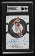 2019 Flawless Excellence Signatures 6/25 Dirk Nowitzki SGC 9 MINT Auto HOF 3d3