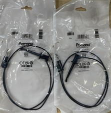 Pomona 3782-24-0 Minigrabber Test Clip to Stacking Banana Plug, Black, 24" Lot/2