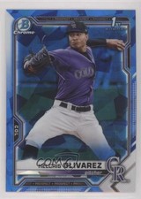 2021 Bowman Chrome Sapphire Edition Prospects Helcris Olivarez #BCP-154 0t6c