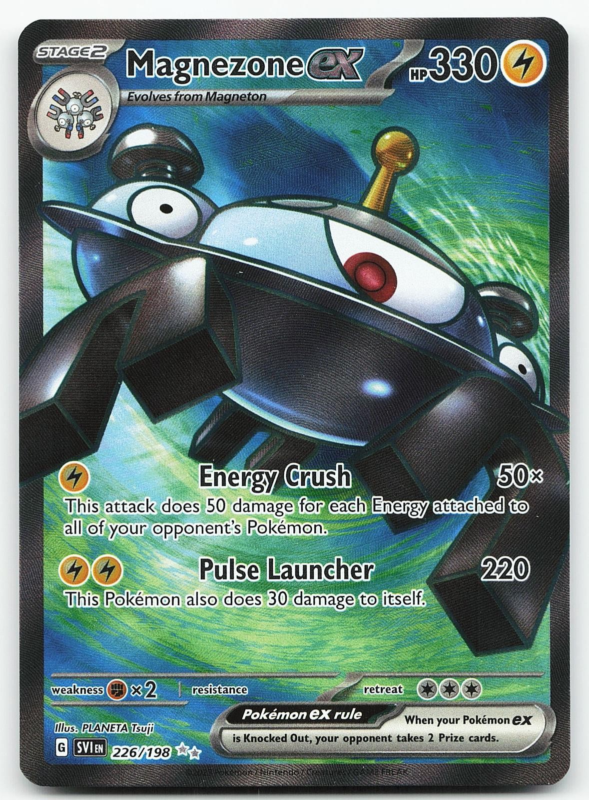 Pokemon Magnezone ex 226/198 Scarlet & Violet Ultra Rare Holo NM