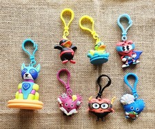 Lot Of 7 Kids Heart Challenge Clips River Robot Dog, Hearts, Ducks