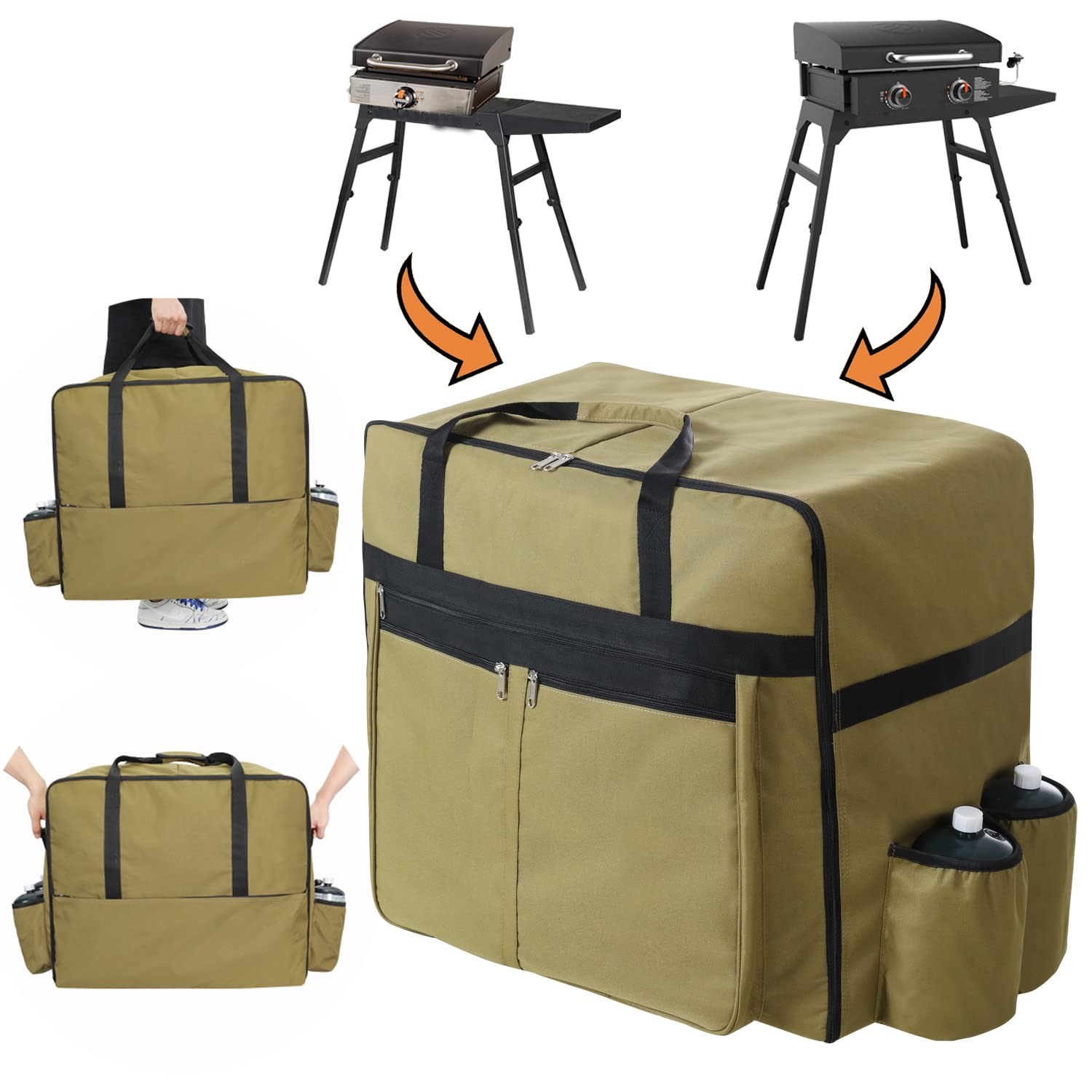 Blackstone 22 Inch Griddle Cover with 17 Inch Carry Bag Accessory  