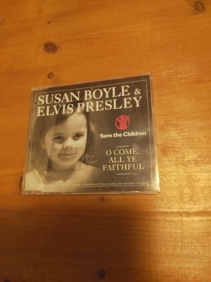 SUSAN BOYLE & ELVIS PRESLEY-O COME ALL YE FAITHFUL(CD SINGLE)SILENT NIGHT