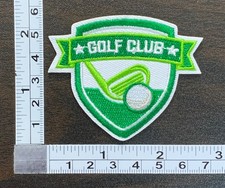 Golf Club Embroidered Iron On Patch