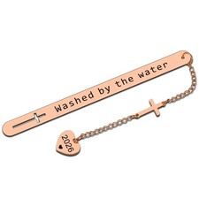 Baptism Gifts for Girls Boys 2026 - Christian Bookmark for Teens Adults
