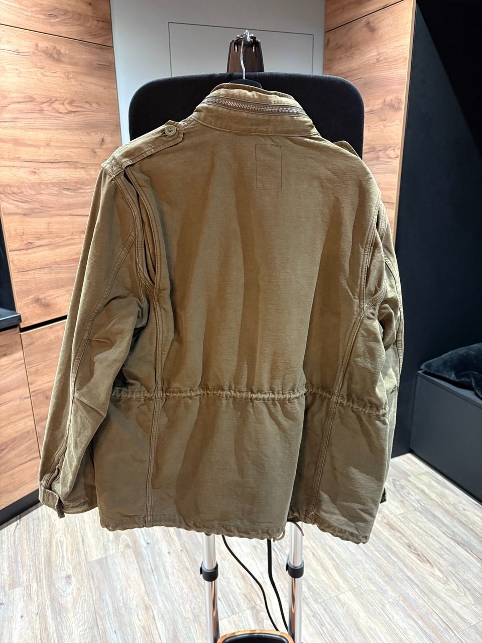 Rare PRPS Military M65 Field Jacket Olive Green Size M - Distressed Cotton Army - second product detail image