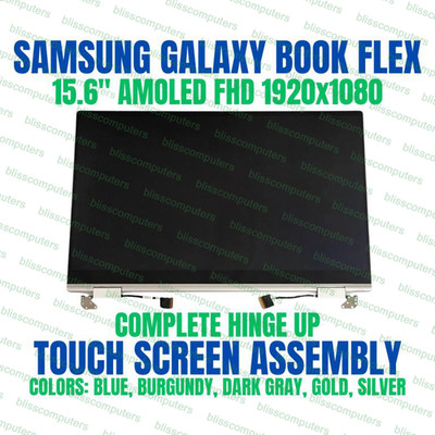 Samsung Galaxy Book2 Pro360 NP950QED-KC1US OLED LCD Screen Complete Burgundy