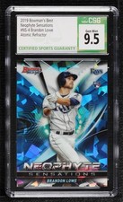 2019 Bowman's Best Neophyte Sensations Atomic Refractor Brandon Lowe CSG 9.5 1b9