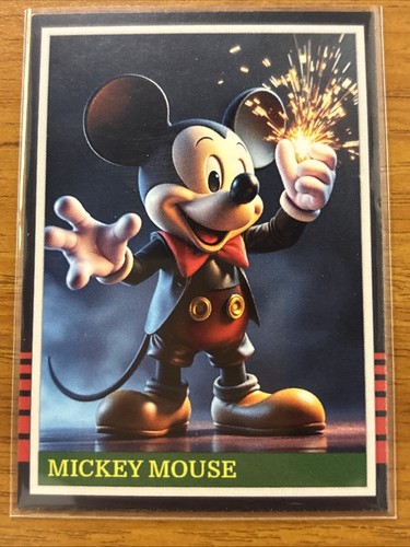 MICKEY MOUSE Custom Trading Card Designer Auto 1/1