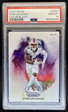 2023 Panini Prizm Stefon Diggs Color Blast #CB-24 Bills PSA 10 GEM MINT