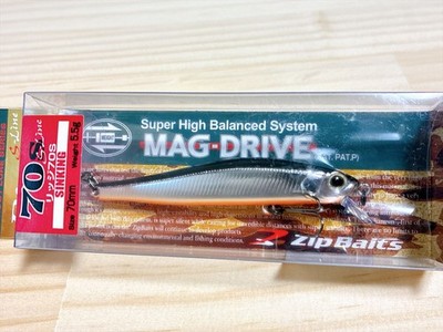 ZIP BAITS Rigge 70S ''Mn Silver Shad''   NEW Fishing Lure #EB57