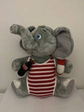 COCA COLA Brand 12" Elephant in Swim Suit Plush w/ Bottle