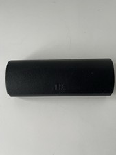 NEW MUSE Hard Eyeglasses Sunglasses Case With Cleaning Wipe Magnetic Black