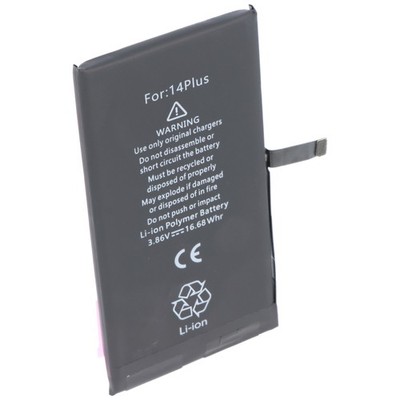 Akku passend für Apple iPhone 14 Plus, Li-Polymer, 3,86V, 4325mAh, 16,68Wh,  ohn