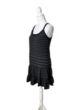 Old Navy Grunge Stripe Cotton Dress Small Y2K Vintage