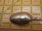 1939 New York Worlds Fair Souvenir Spoon Wm Rogers Textile Theme Building IS — photo 9