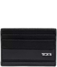 TUMI ALPHA RFID ID LOCK SLIM CARD CASE W ID WINDOW BLACK 01192259D2-NWT