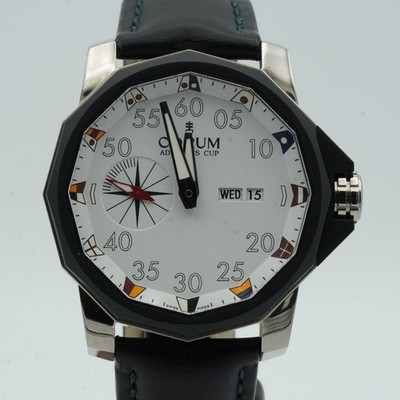 CORUM ADMIRALS CUP COMPETITION HERREN UHR 01.0068 48MM TOP STAHL AUTOMATIK CO026