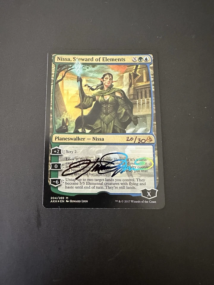 Nissa, Steward of Elements Amonkhet Foil Artist Proof - Image 2 of 3