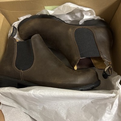 Blundstone 1970 Women s Brown Leather Elastic Chelsea Ankle Boots US 8.5