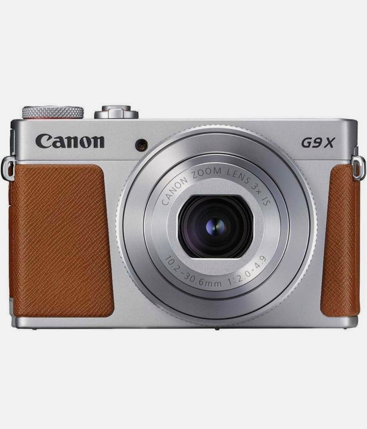 Canon PowerShot G9 X Mark II 20.1MP Compact Camera 3x Zoom Wi-Fi Silver/Brown