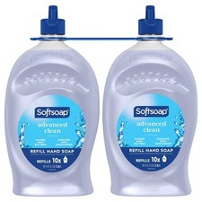Softsoap Advanced Clean Liquid Hand Soap Refill, 80 oz, 2-Pack Value Set
