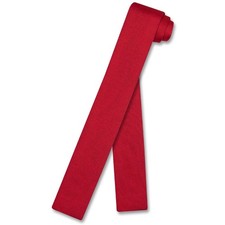 Biagio KNITTED Neck Tie Solid ROSE RED Color Mens Knit NeckTie