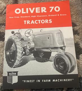 Oliver 70 Tractor For 1947 Brochure AMIL26