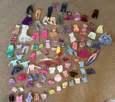 Barbie Clothes Lot Shorts Swim Suit Jeans Pants Tops Crop Tops over 95 Pieces