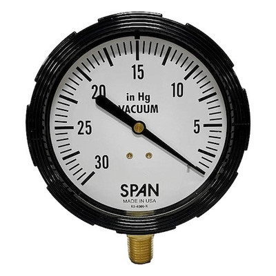 #ad Span Lfs310 30quot;Hg G Qc Cert Industrial Pressure Gauge 1 4 In Npt Bottom $92.79