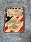 2018 MS70 Early Release Silver Eagle  In Desirable Flag Core