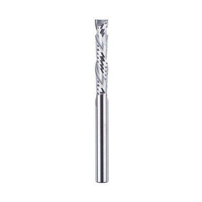 SpeTool Spiralfräser 8mm Schaft Kompression 45mm Schnittlänge Extra Lang Nutfräs