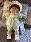 Cabbage Patch Kids Jesmar Girl Brown Eyes Vintage Freckles Made in Spain Doll