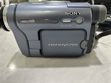 Sony Handycam CCD-TRV128 Hi8 Camcorder Video Camera With Charger, Cords And Box